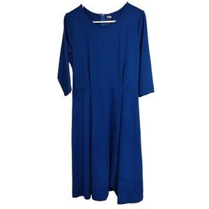 Charmyi Women's Large Blue Tie Back Dress